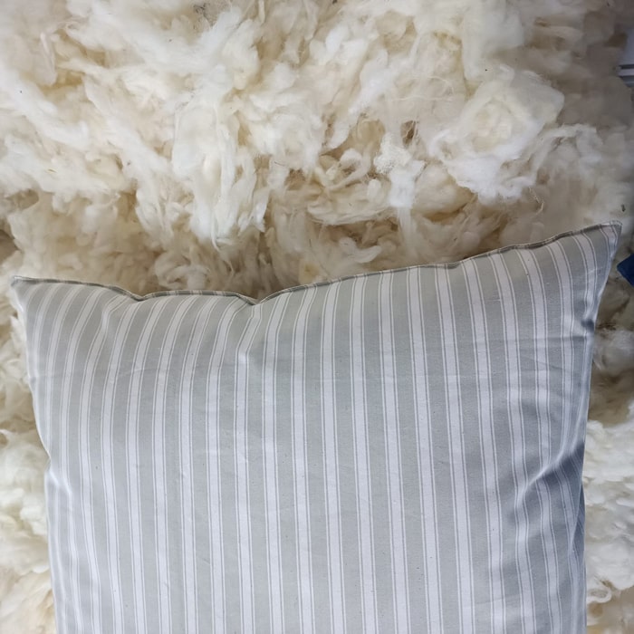 natural wool pillow