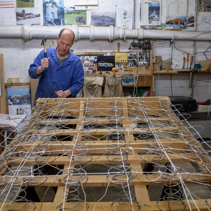wool mattress & box spring | Les Ateliers Le Briand