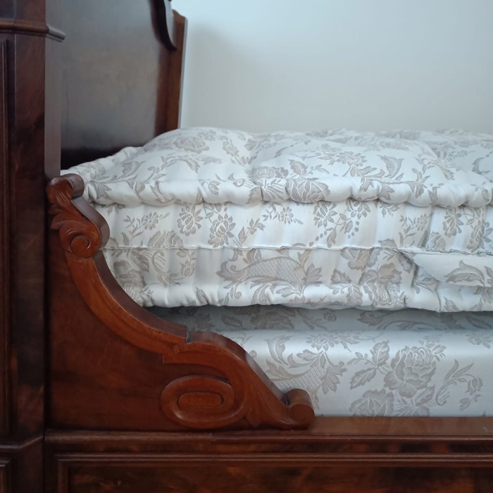 matelas-en-laine-vezelay-gris matelas de laine & sommier tapissier | Les ateliers Le Briand