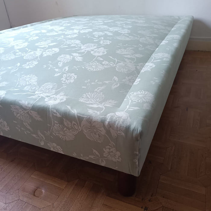 Antique damask box spring