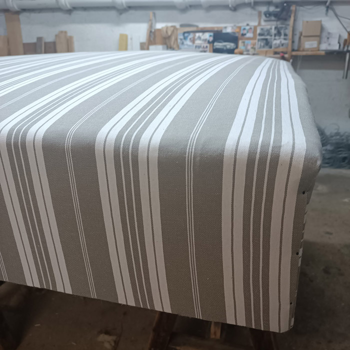 Striped box spring
