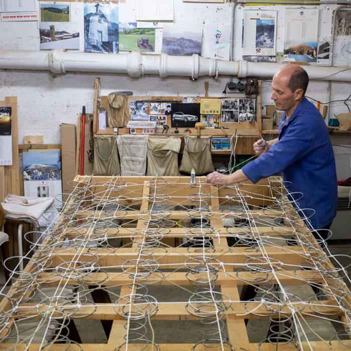 wool mattress & box spring | Les Ateliers Le Briand