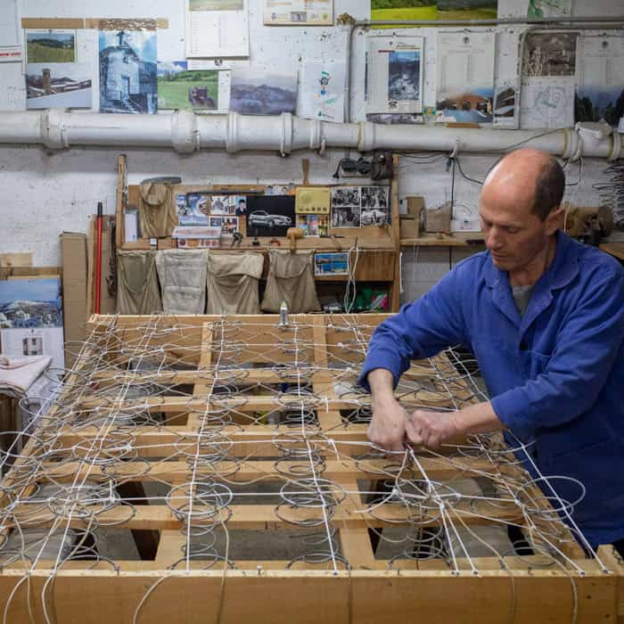 wool mattress & box spring | Les Ateliers Le Briand